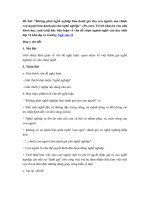 giới thiệu khái quát về vấn đề nghị luận quan niệm về việc đánh giá nghề