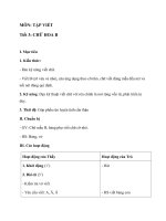 Tải Giáo án Tiếng Việt 2 tuần 3 bài: Tập viết - Giáo án điện tử môn Tiếng Việt lớp 2