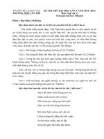 Tải Đề thi thử THPT Quốc gia năm 2016 môn Ngữ văn trường THPT Yên Thế, Bắc Giang (Lần 3) - Đề thi thử đại học môn Ngữ văn năm 2016