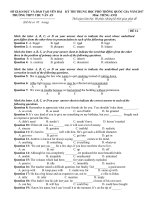 Tải Đề thi thử THPT Quốc gia năm 2017 môn Tiếng Anh trường THPT Chu Văn An, Yên Bái CÓ ĐÁP ÁN (14) - Đề thi đại học năm 2017 môn Tiếng Anh có đáp án