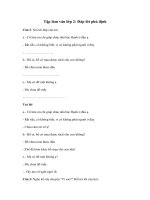 Tải Tập làm văn lớp 2: Đáp lời phủ định - Giải bài tập SGK Tiếng Việt 2 tập 2