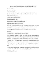 Tải Mã và thông tin trường Cao đẳng Sư phạm Hà Tây - Thông tin tuyển sinh Đại học