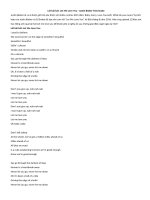 Tải Lời bài hát: Let Me Love You - Justin Bieber ft DJ Snake - Học tiếng Anh qua lời dịch bài hát Let Me Love You