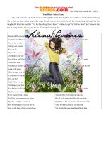 Tải Học Tiếng Anh qua bài hát: Fly To Your Heart - Selena Gomez - Video học Tiếng Anh qua bài hát