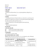 Tải Giáo án Hóa học 8 bài 29: Bài luyện tập 5 - Giáo án điện tử Hóa học 8