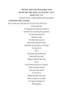 Tải Đề thi thử THPT Quốc gia năm 2017 môn Ngữ văn trường THPT chuyên Đại học Vinh (Lần 2) - Đề thi thử đại học môn Văn năm 2017 có đáp án