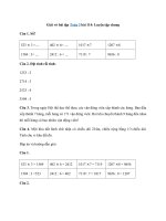 Tải Giải vở bài tập Toán 3 bài 114: Luyện tập chung - Giải vở bài tập Toán 3 tập 2