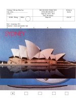 Tải Đề thi học kỳ 2 môn Tiếng Anh lớp 4 trường Tiểu học Hứa Tạo, Quảng Nam năm học 2014 - 2015 - Đề kiểm tra chất lượng học kì 2 môn Tiếng Anh lớp 4 có đáp án