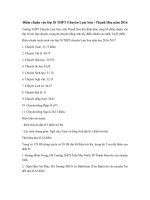 Tải Điểm chuẩn vào lớp 10 THPT Chuyên Lam Sơn - Thanh Hóa năm 2019 - 2020 - Điểm chuẩn vào lớp 10 THPT