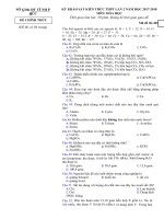 Tải Đề thi thử THPT quốc gia môn Hóa học năm 2018 Sở GD&ĐT Vĩnh Phúc (Lần 2) - Đề thi thử THPT quốc gia môn Hóa học có đáp án