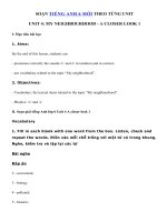 Tải Unit 4 lớp 6 A closer look 1 - Tiếng Anh 6 Unit 4 My neighbourhood | Giải bài tập SGK tiếng Anh lớp 6 Unit 4 A closer look 1