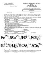 Tải Đề thi thử THPT Quốc gia năm 2017 môn Hóa học trường THPT Yên Lạc, Vĩnh Phúc (Lần 1) - Đề thi thử bài thi tổ hợp Khoa học tự nhiên - môn Hóa có đáp án