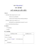 Tải Giáo án Tiếng Việt 2 tuần 1: Tập đọc - Ngày hôm qua đâu rồi - Giáo án Tập đọc lớp 2