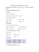 Tải Giải bài tập trang 159, 160 SGK Toán 3: Luyện tập - Lời giải bài tập Toán lớp 3