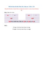 Tải Phiếu bài tập cuối tuần Tiếng Việt lớp 1 Nâng cao Tuần 4 Phiếu 4 - Đề kiểm tra Tiếng Việt cuối tuần lớp 1 Sách Kết nối tri thức với cuộc sống