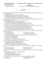 Tải Đề thi thử THPT quốc gia môn Lịch sử năm 2018 Sở GD&ĐT Vĩnh Phúc - Đề thi thử THPT quốc gia môn Lịch sử