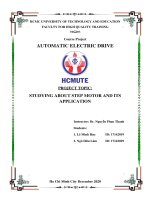 Đồ án truyền động điện(động cơ bước có tính toán công suất) bản tiếng anh
