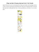 Tải Tiếng Anh lớp 6 Chương trình mới Unit 3: My Friends - Bài tập tiếng Anh lớp 6 Thí điểm Unit 3
