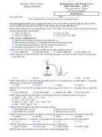 Tải Đáp án đề thi thử THPT Quốc gia môn Hóa học 11 năm 2019 trường THPT Lê Xoay - Vĩnh Phúc lần 2 - Đề minh họa Hóa học 11 2019