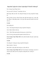 Tải Luyện từ và câu lớp 4: Luyện tập về Câu kể Ai làm gì? - Giải bài tập SGK Tiếng Việt 4 tập 2