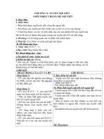 Tải Giáo án môn Sinh học lớp 8 bài 58 - Giới thiệu chung hệ nội tiết