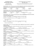 Tải Đề thi thử THPT Quốc gia năm 2017 môn Tiếng Anh trường THPT Cảm Nhân, Yên Bái CÓ ĐÁP ÁN (5) - Thư viện Đề thi THPT Quốc gia môn Tiếng Anh năm 2017