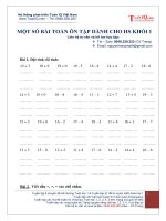 on tap toan lop 1 trong dich covid 19 