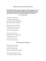 Tải Thơ tình hay cho ngày Valentine - Những bài thơ tình hay nhất