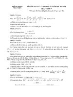 thời gian làm bài 120 phút không kể thời gian giao đề