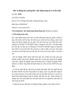 Tải Mã và thông tin trường Học viện Ngân hàng (Cơ sở Hà Nội) - Những điều cần biết về tuyển sinh Đại học