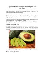 Tải Thực phẩm tốt nhất cho người tiểu đường mắc bệnh tim mạch - Chế độ dinh dưỡng cho người tiểu đường mắc bệnh tim mạch