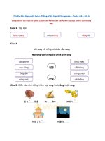 Tải Phiếu bài tập cuối tuần Tiếng Việt 1 nâng cao Tuần 12 Số 1 - Đề kiểm tra Tiếng Việt cuối tuần lớp 1 Sách Chân trời sáng tạo