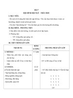 Tải Giáo án Thể dục lớp 1 - Bài 7 - Đội hình đội ngũ - Trò chơi