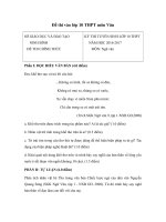 Tải Đề thi tuyển sinh vào lớp 10 THPT môn Ngữ văn sở GD&ĐT Ninh Bình năm 2016 - 2017 - Đề thi vào lớp 10 môn Ngữ Văn