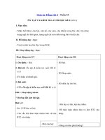 Tải Giáo án Tiếng Việt 4 tuần 35: Ôn tập học kì 2 - Tiết 4 - Giáo án Tập đọc lớp 4