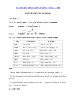 Tải Ôn thi vào lớp 10 chuyên đề Câu bị động trong Tiếng Anh - Luyện thi Tiếng Anh vào lớp 10 năm 2020 - 2021