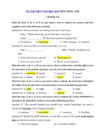 Tải Ôn thi THPT Quốc gia năm 2019 môn Tiếng Anh số 9 - Luyện thi môn Tiếng Anh THPTQG có đáp án