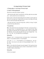 Tải Các dạng bài tập về Protein, Peptit - Để học tốt môn Hóa học lớp 12