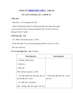 Tải Giáo án Tiếng Việt 5 tuần 18: Ôn tập học kì 1 - Chính tả - Giáo án Chính tả lớp 5