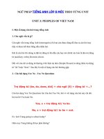 Tải Ngữ pháp Unit 3 lớp 8: Peoples of Viet Nam - Ngữ pháp Unit 3 SGK tiếng Anh 8 mới Peoples of Viet Nam