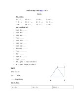 Tải Phiếu ôn tập ở nhà lớp 1 - Số 6 - Nghỉ dịch Corona - Bài tập Toán, Tiếng Việt lớp 1
