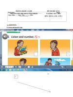 Tải Đề thi học kỳ 2 môn Tiếng Anh lớp 4 trường Tiểu học Đoàn Thị Nghiệp, Tiền Giang năm học 2015 - 2016 - Đề kiểm tra Tiếng Anh học kì 2 lớp 4 có file nghe và đáp án