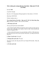 Tải Mã và thông tin trường Đại học Sân khấu - Điện ảnh TP. Hồ Chí Minh - Những điều cần biết về tuyển sinh Đại học