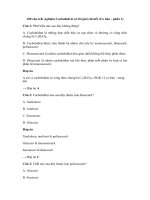 Tải 100 câu trắc nghiệm Cacbohiđrat có lời giải chi tiết (Cơ bản - phần 1) - Để học tốt môn Hóa học lớp 12