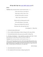 Tải Đề đọc hiểu Ngữ văn ôn thi THPT Quốc Gia số 2 - Giải bài tập Đọc hiểu Ngữ văn 10, 11, 12