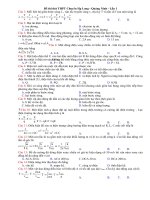 Tải Đề thi thử THPT quốc gia môn Vật lí năm học 2017 - 2018 trường THPT chuyên Hạ Long - Quảng Ninh (Lần 1) - Đề thi thử THPT quốc gia môn Vật lí có đáp án