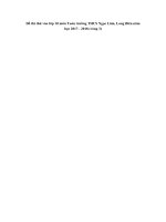 Tải Đề thi thử vào lớp 10 môn Toán trường THCS Ngọc Lâm, Long Biên năm học 2017 - 2018 (vòng 3) - Đề thi thử vào lớp 10 môn Toán