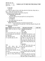 Tải Giáo án bài Nghị luận về một bài thơ, đoạn thơ - Giáo án điện tử môn Ngữ văn lớp 12