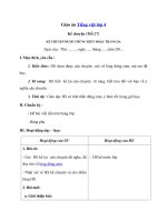 Tải Giáo án Tiếng Việt 4 tuần 27: Kể chuyện được chứng kiến hoặc tham gia - Giáo án Kể chuyện lớp 4