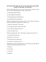 Tải Đề thi thử THPT Quốc gia môn Lịch sử năm 2019 trường THPT Nguyễn Trung Thiên - Hà Tĩnh lần 2 - Đề minh họa Lịch sử 2019 có đáp án